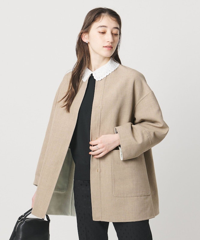 Asami バイカラー リバーコート 1