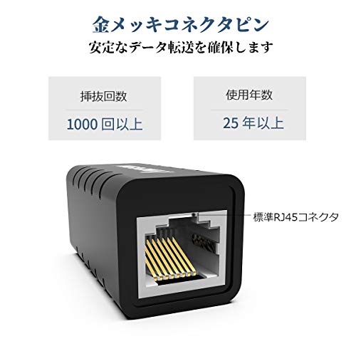 LANケーブル 延長コネクタ 2