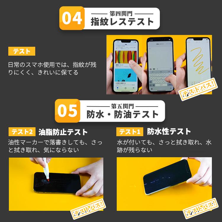 ブルーライトカット iPhone 保護フィルム 10