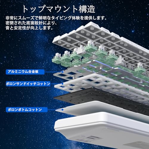 磁気スイッチ ラピッド トリガー キーボード 6