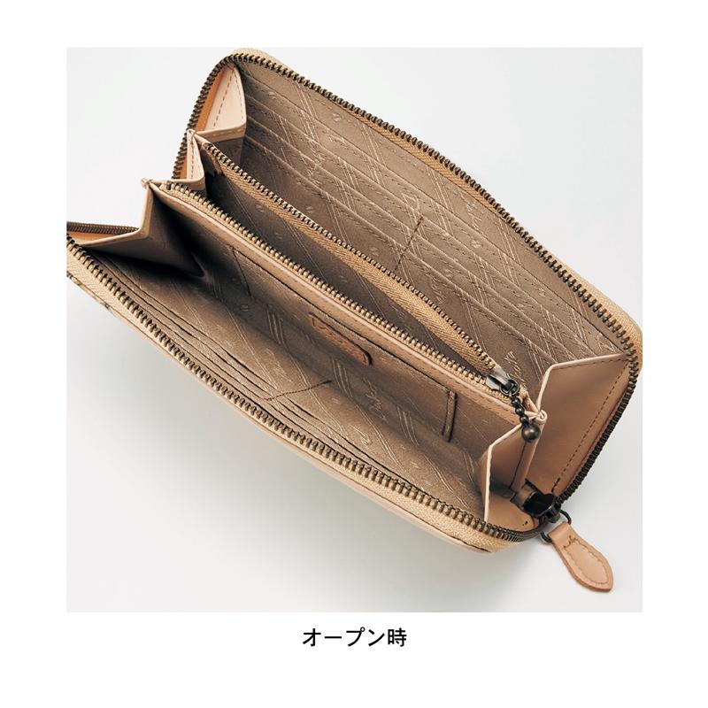 ディズニー 本革プリント長財布 4