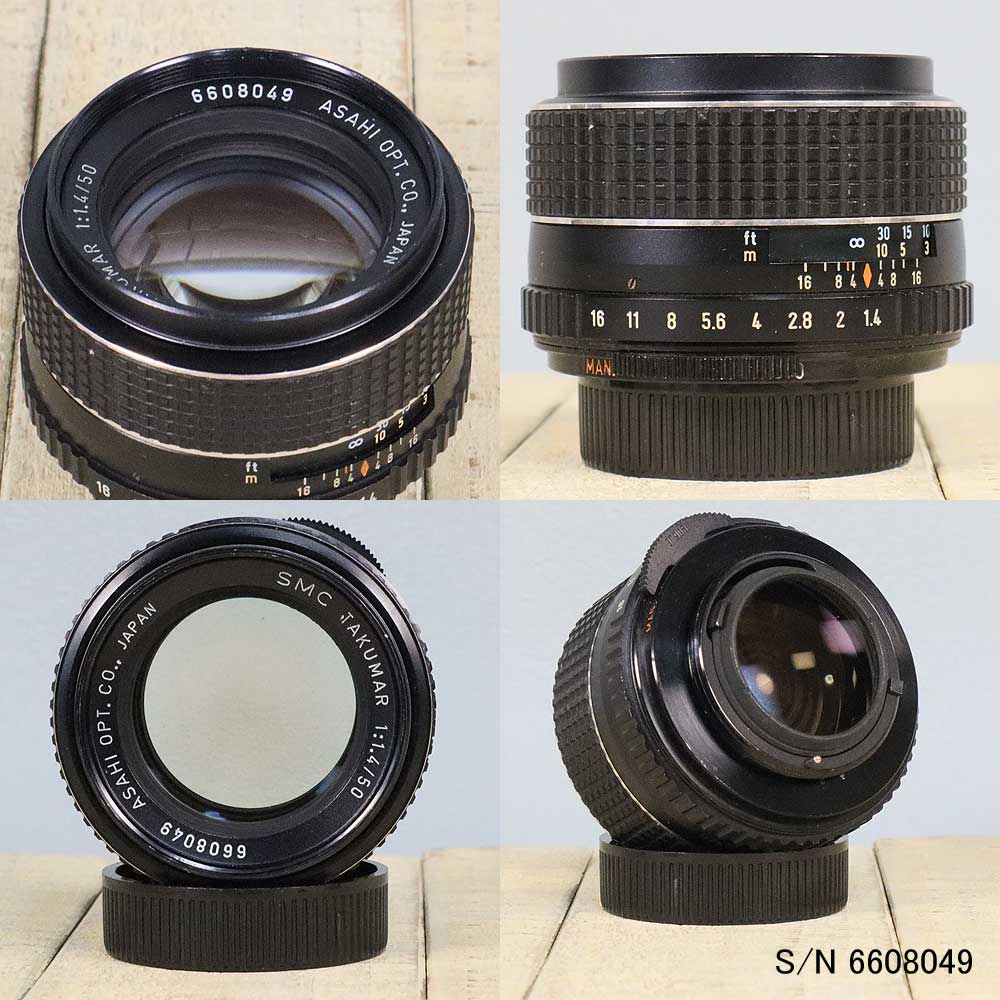 SMC TAKUMAR 50mm F1.4 M42マウント 2
