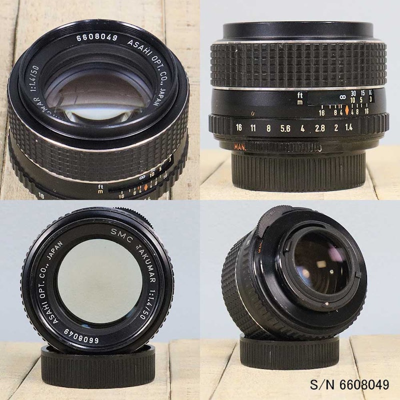 SMC TAKUMAR 50mm F1.4 M42マウント 2