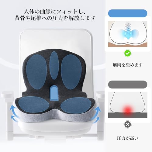低反発ランバーサポートクッション 3