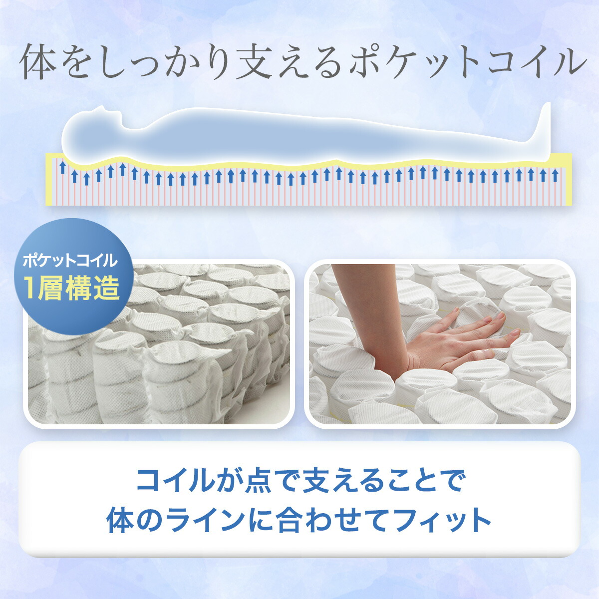 ポケットコイルマットレス 6
