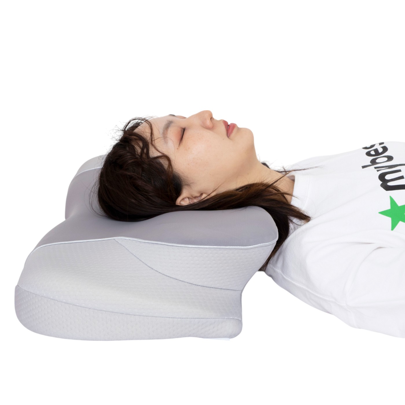 低反発枕 カバー付き 首肩サポート枕