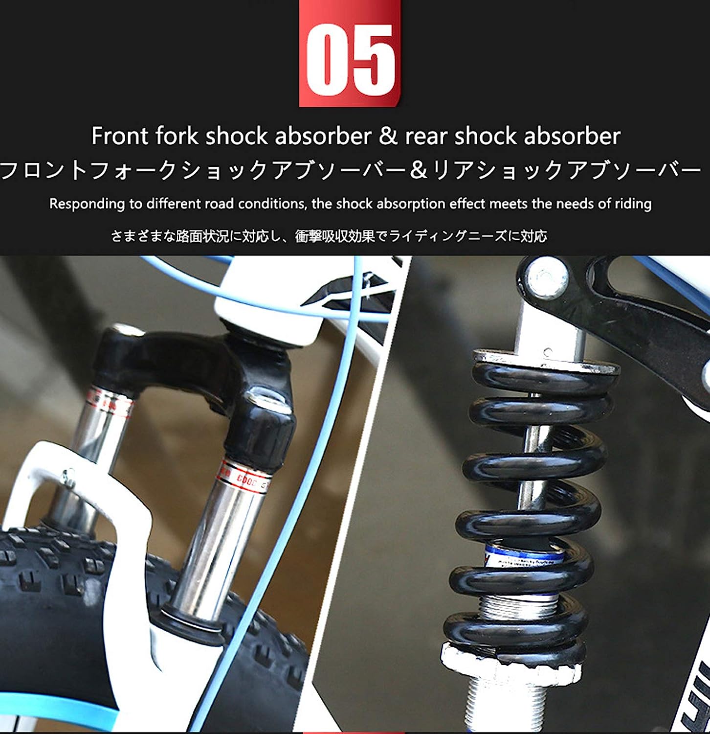 Espodファットタイヤマウンテンバイク 6