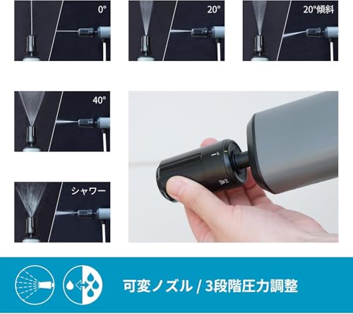 ポケッタブル高圧洗浄機 2
