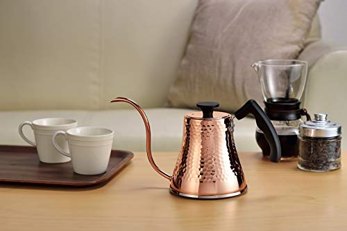IH対応 銅製鎚目コーヒーサーバーケトル 2