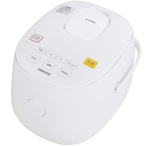 YAMAZEN マイコン式炊飯器(5.5合)/YJP-M10(W) : DCMオンライン