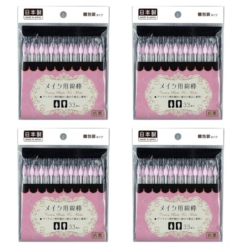 メイク用綿棒33本 1