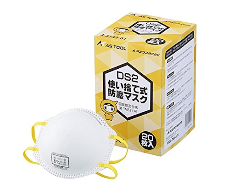 使い捨て式防塵マスク 1