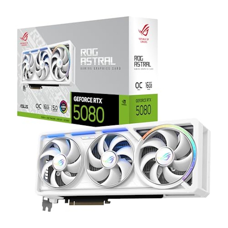 Astral GeForce RTX 5080 16GB GDDR7 White OC Edition 1