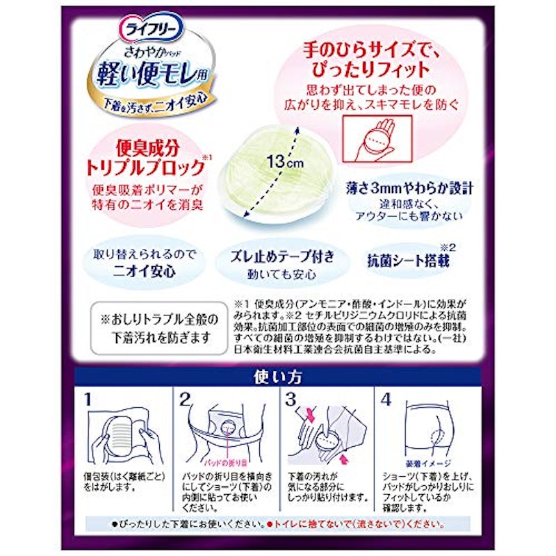 さわやかパッド 軽い便モレ用 2