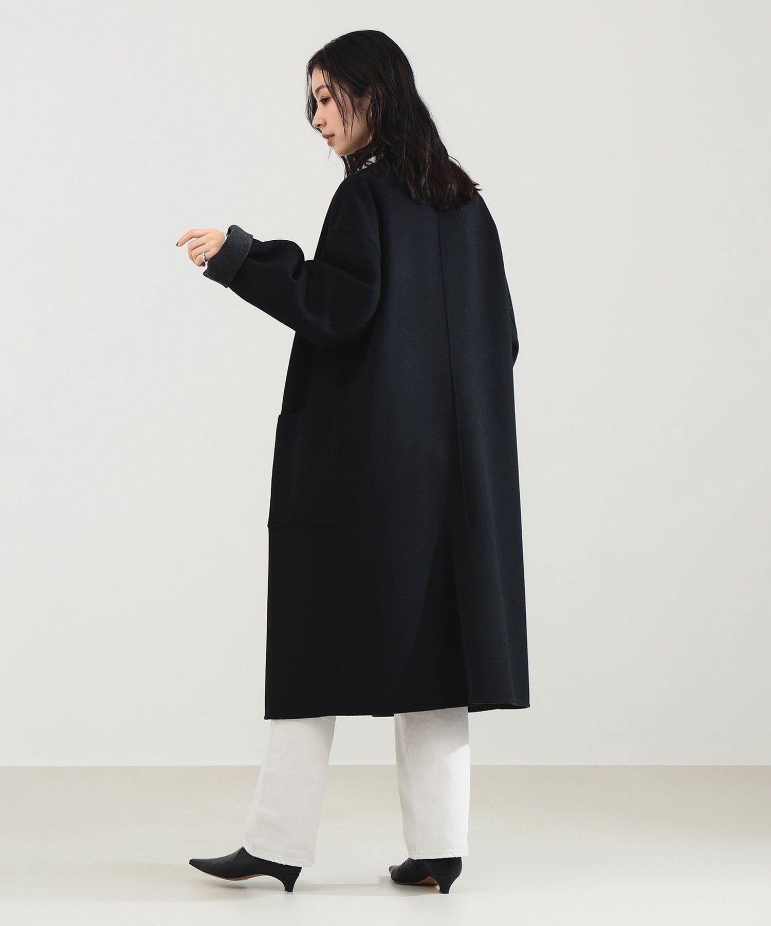 Demi-Luxe BEAMS リバーロングコート 3