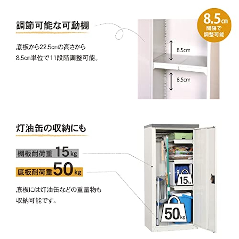 扉式家庭用収納庫 5
