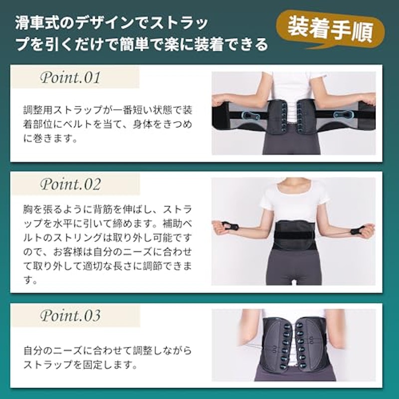 腰サポーター 4