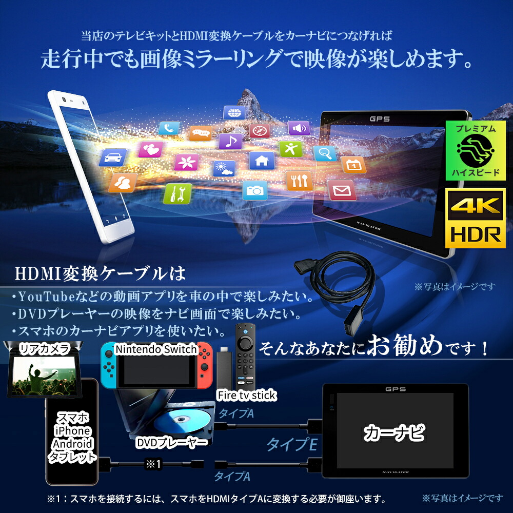 HDMI変換ケーブル 4
