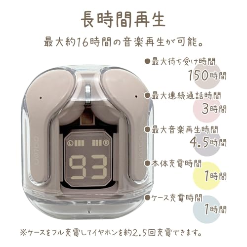 完全ワイヤレス ステレオイヤホン 7