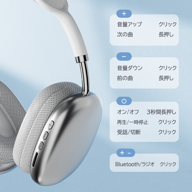 ワイヤレスヘッドホン 3