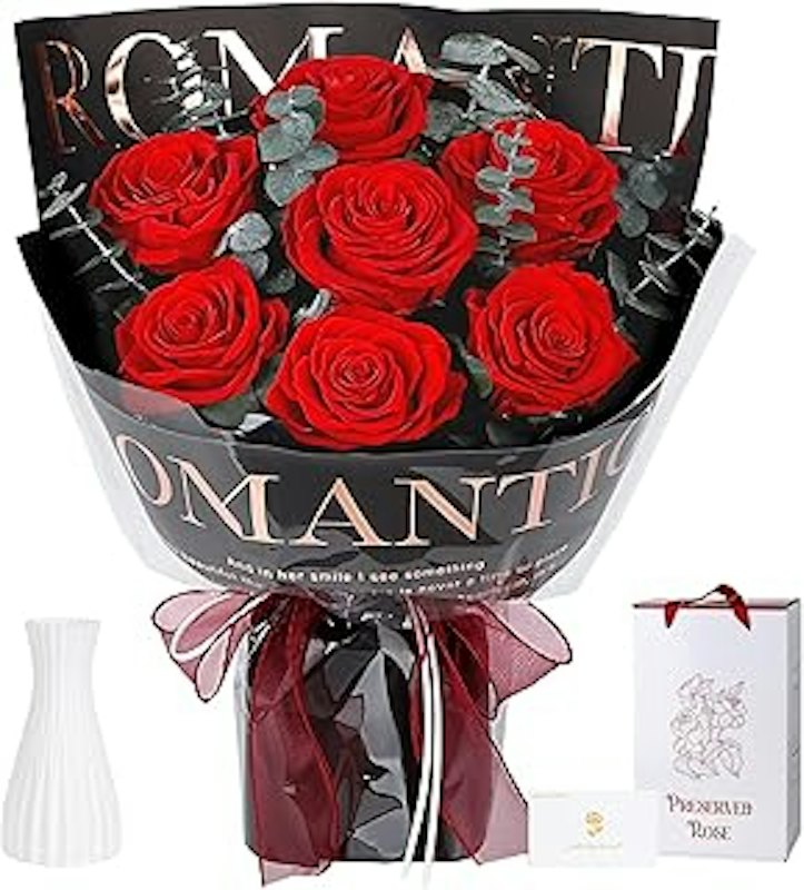 プリザーブドフラワー 7本薔薇 1