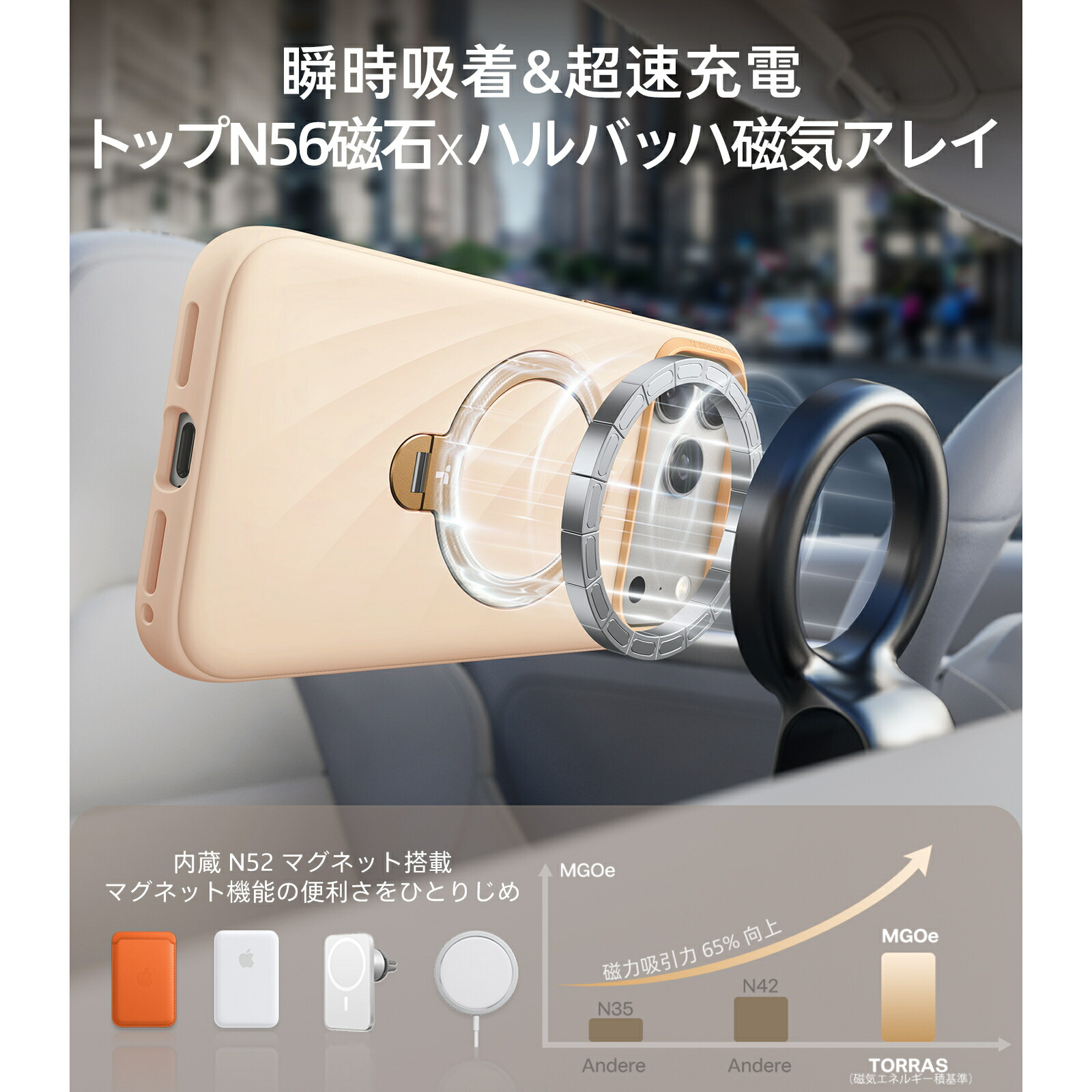 Ostand Q3 Siliconeスタンドケース 5
