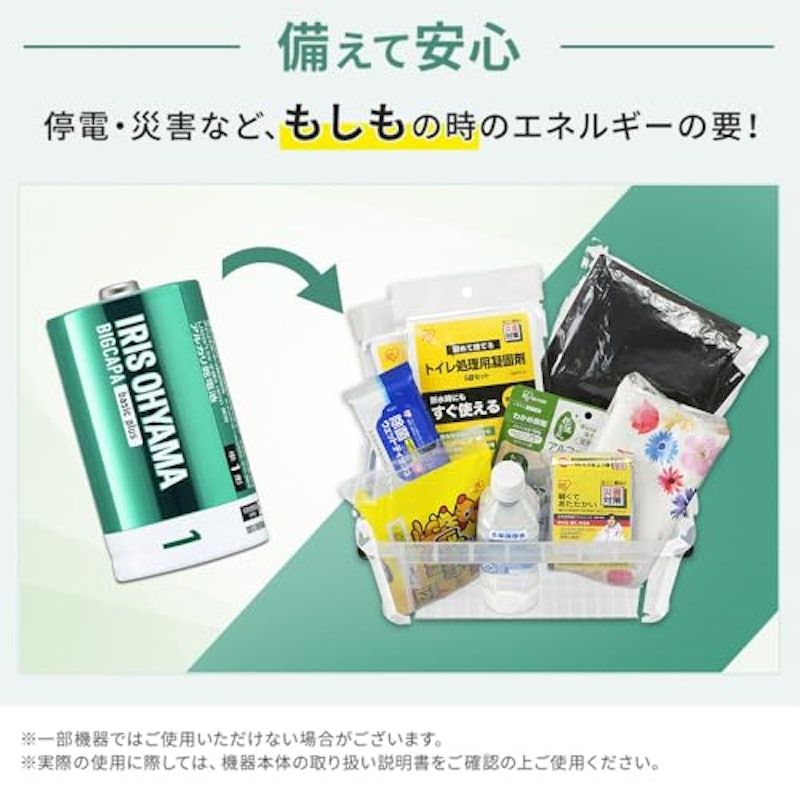 アルカリ乾電池 単1形 BIGCAPA basic+ 5