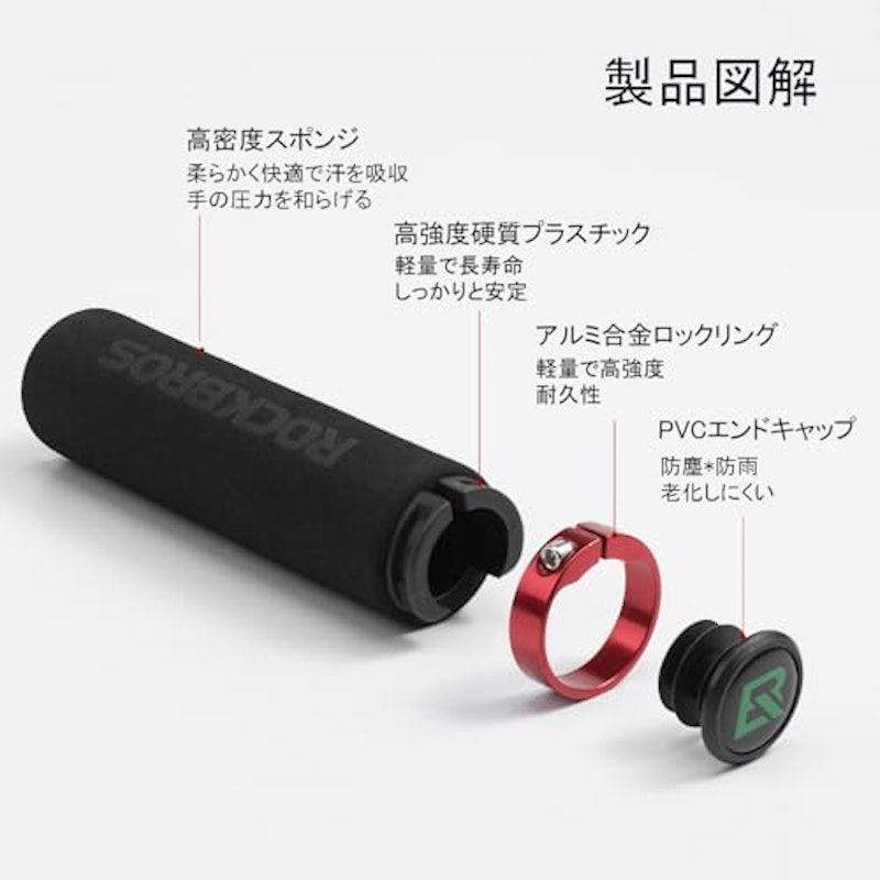 自転車 グリップ 3