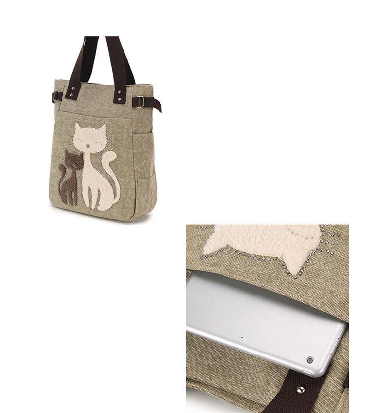 トートバッグ 猫柄 3