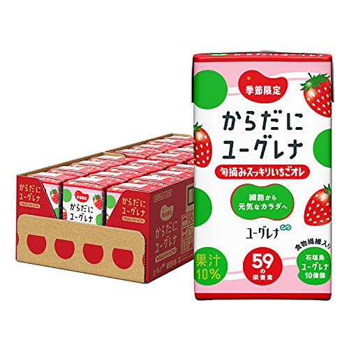 からだにユーグレナ 旬摘みスッキリいちごオレ 1