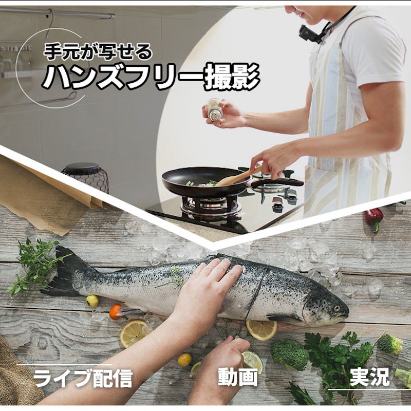 ネックレス式GoProマウント 2