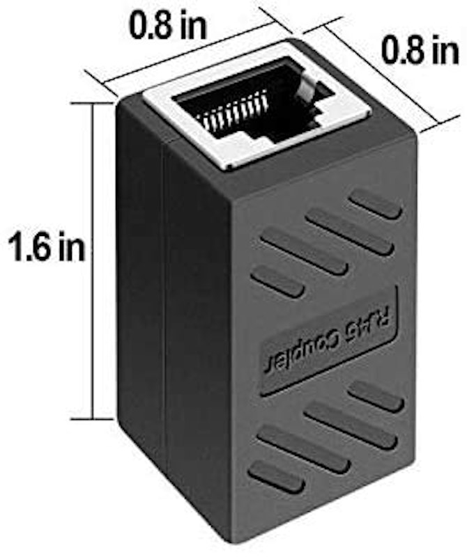 RJ45 lanケーブル 中継コネクタ 2