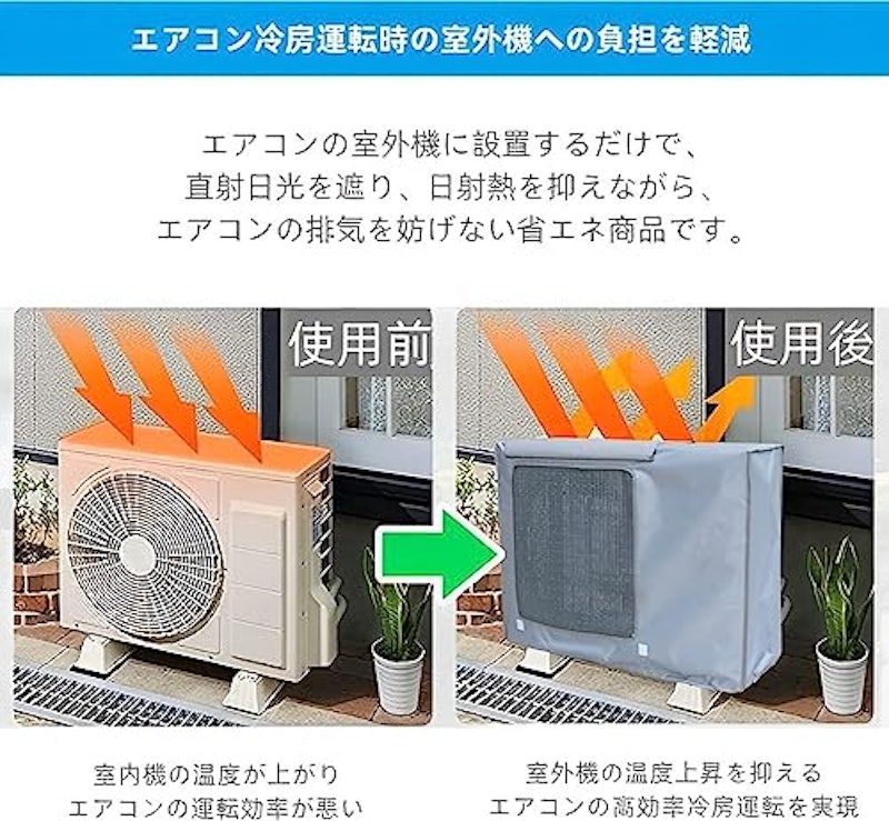 エアコン室外機カバー 3