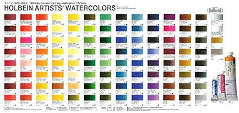 透明水彩絵具 12色セット 1