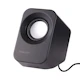 FUNLOGY Speaker(スピーカー/PCスピーカー)【総合14W / ステレオスピーカー/USB給電/重低音/AUX / 3.5mmピン入力 / 日本ブランド 】 (ブラック)