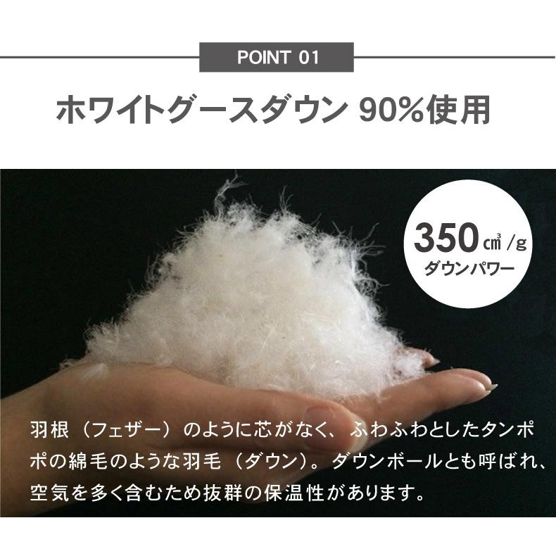 2枚合わせ 羽毛掛布団  3