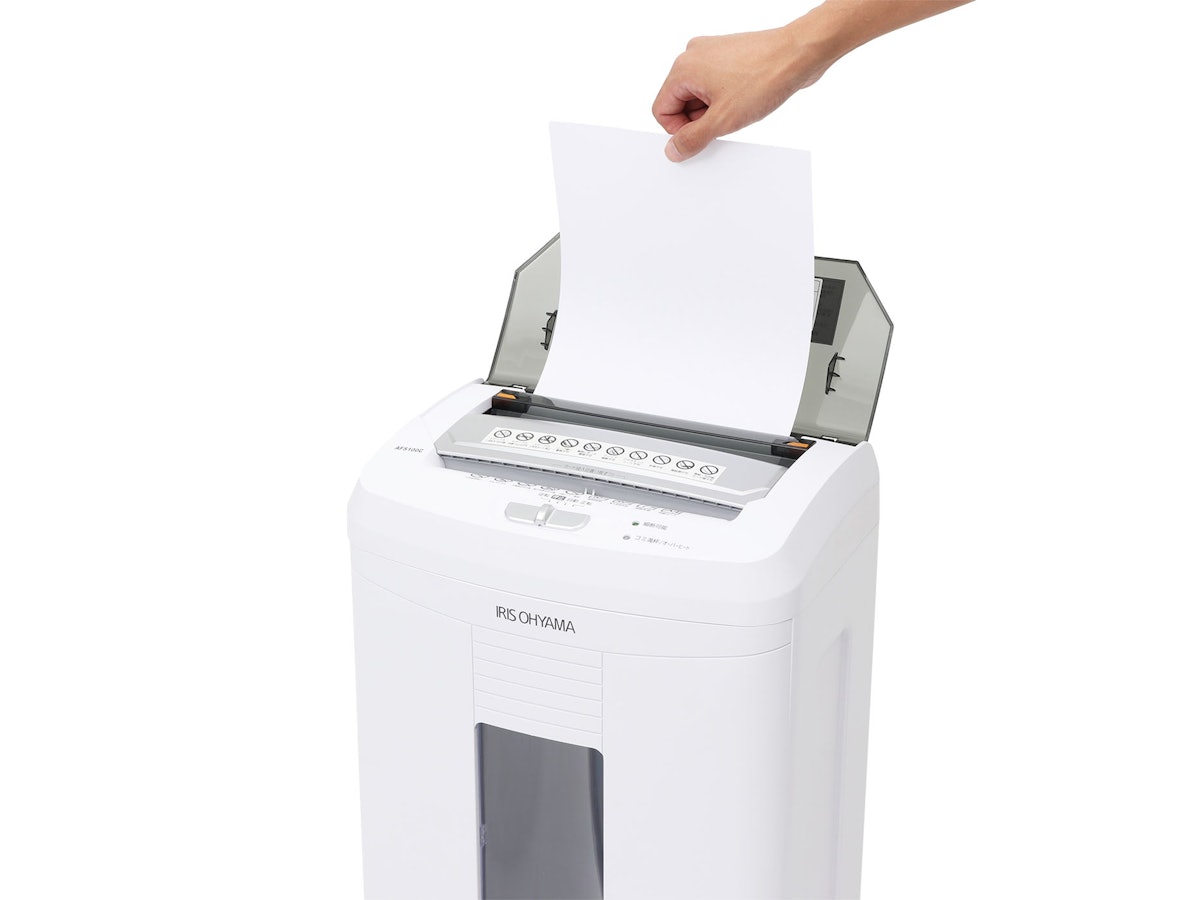 アイリスオーヤマ オートフィードシュレッダー AFS100C-Wを検証 アイリスオーヤマ オートフィードシュレッダー AFS100C-Wを検証