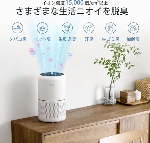 Levoit 空気清浄機 LAP-C303-WJP 1台 白 Vesync Levoit 空気清浄機 Core300 Pro LAP-C303-WJPを検証