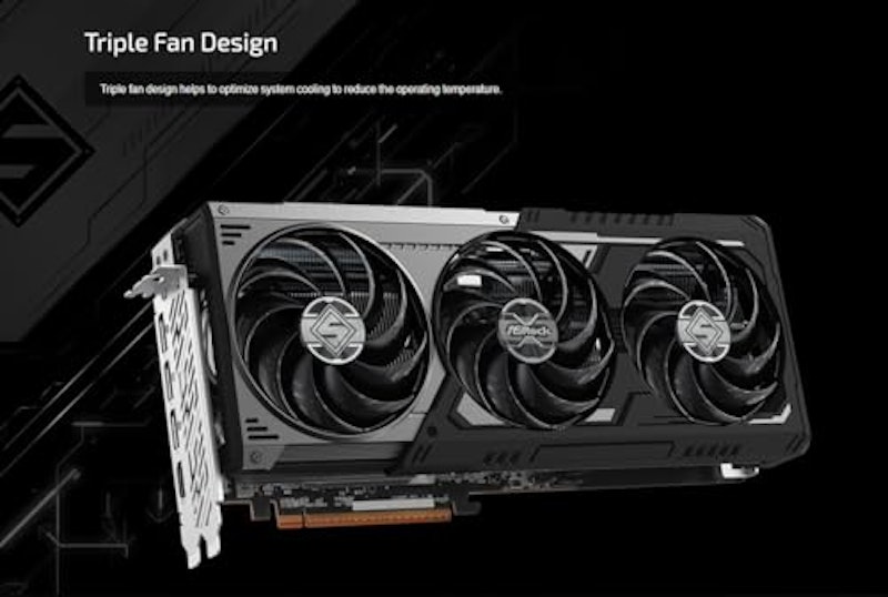 Radeon RX 9070 XT Steel Legend Dark 16GB 6