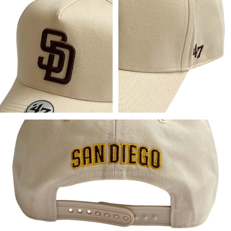 Padres Back Arch '47 MVP DT Natural キャップ 3