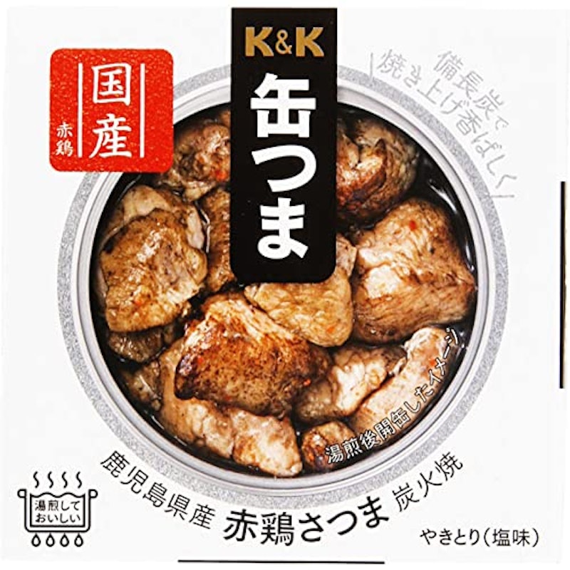 缶つま 鹿児島県産 赤鶏さつま炭火焼 1