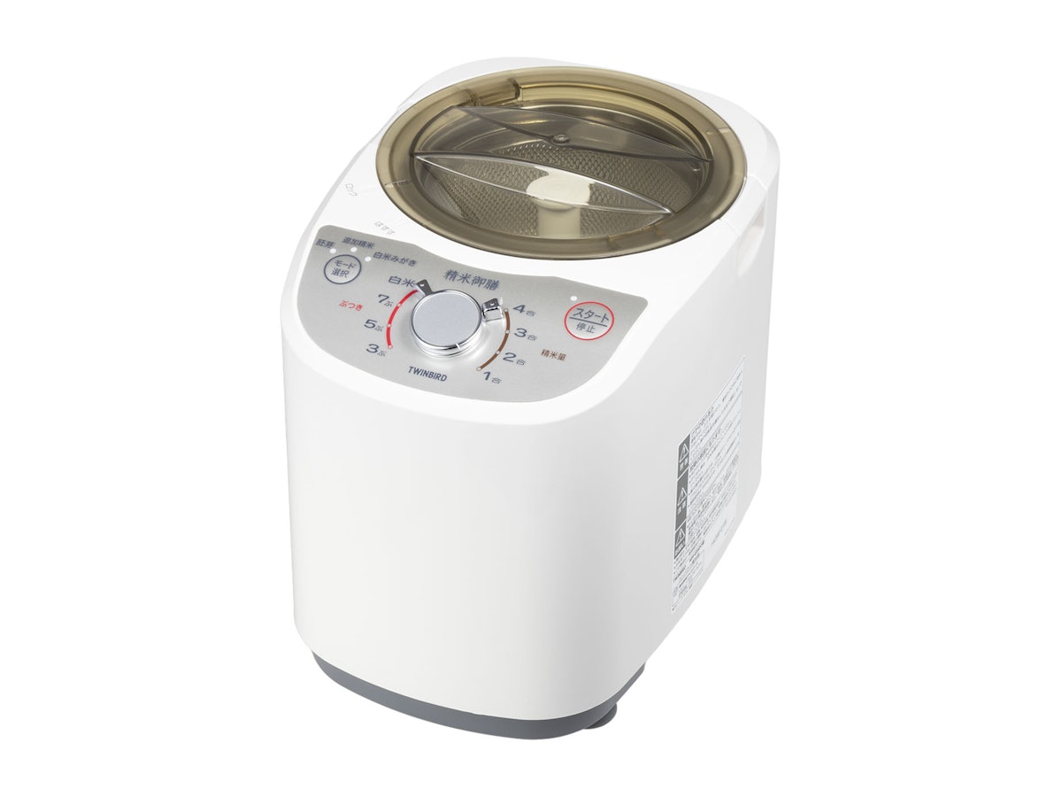 ツインバード工業 TWINBIRD コンパクト精米器 精米御膳 MR-E520 ツインバード工業 TWINBIRD コンパクト精米器 精米御膳 MR-E520