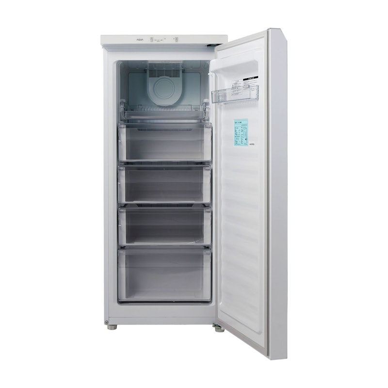 未使用 アクア ホームフリーザーAQF-GS13M(W) 冷凍庫 22年製 - 冷蔵庫