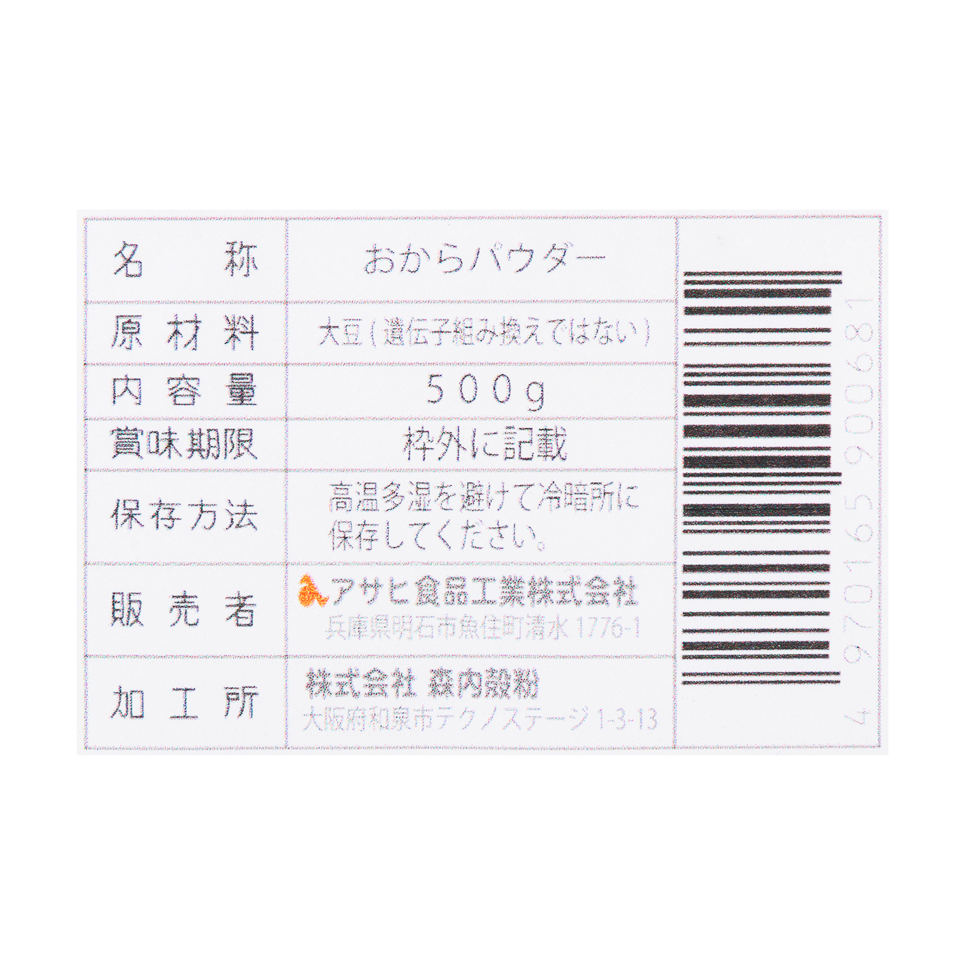 こなやの底力 豆乳工場のおからパウダー 3
