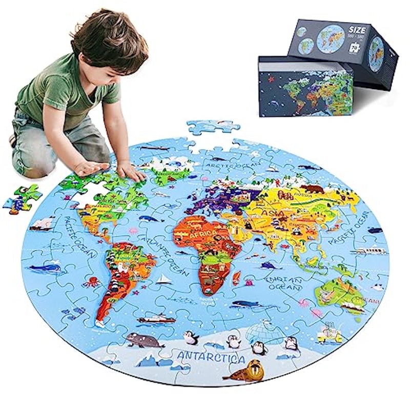 世界地図ジグソーパズル 1