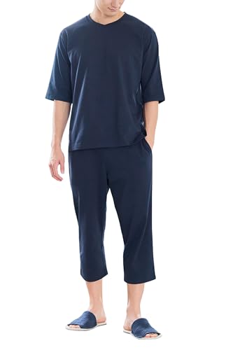RECOVERY CARE＋ 五分袖Tシャツ&七分丈パンツ 上下セット 1