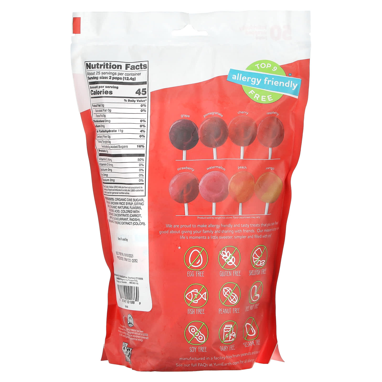 Organic Assorted Lollipops 2