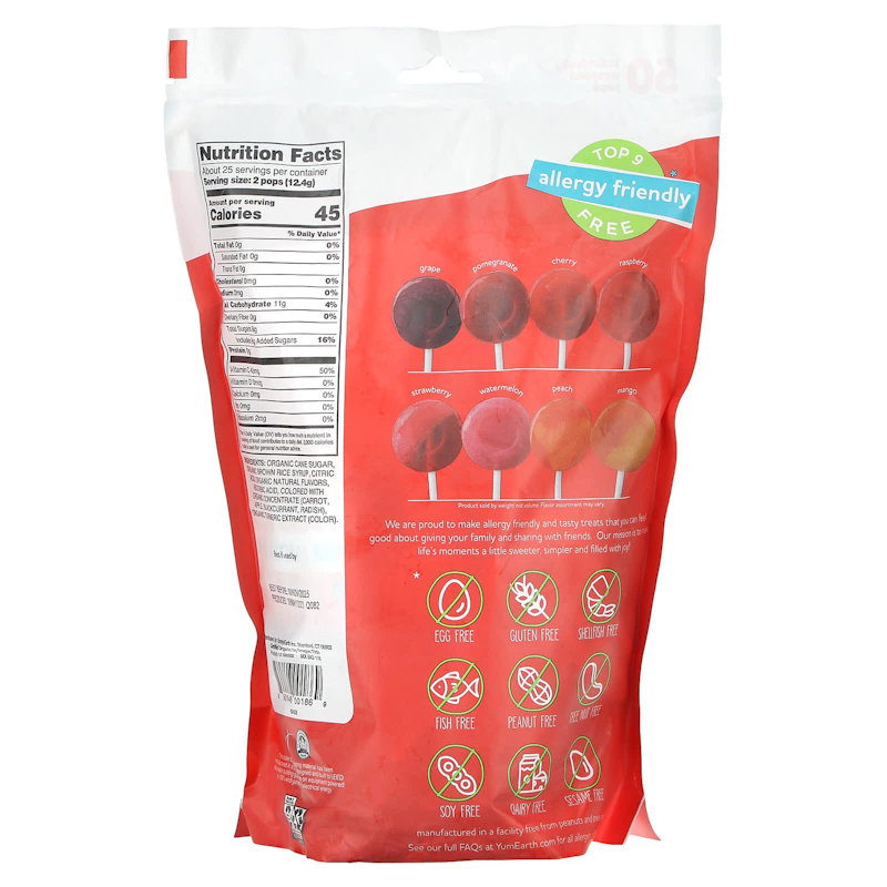 Organic Assorted Lollipops 2