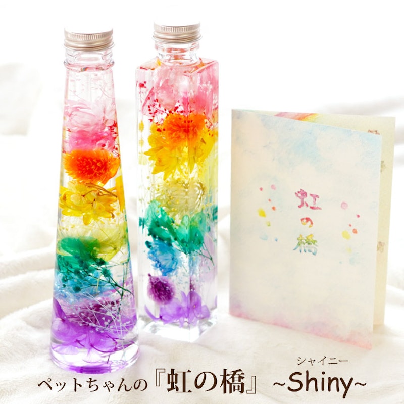 ペットちゃん 虹の橋 ハーバリウム Shiny 1