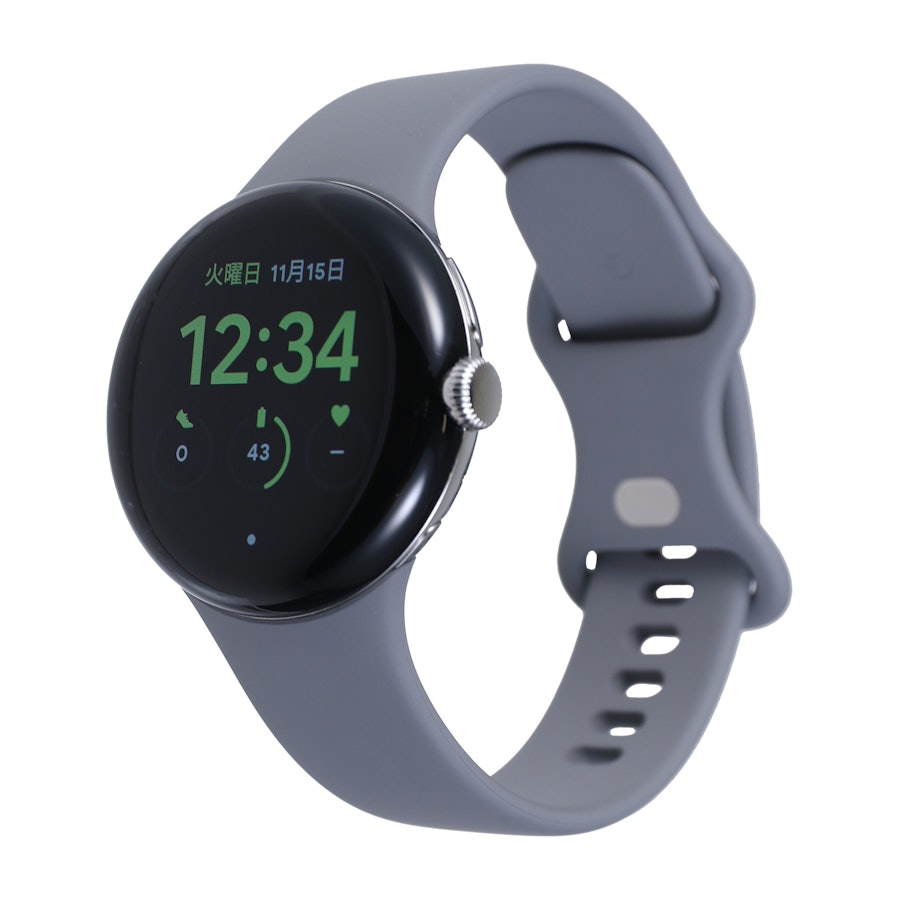 スマートウォッチ】Google Pixel WatchマットブラックWi-Fi - 腕時計 